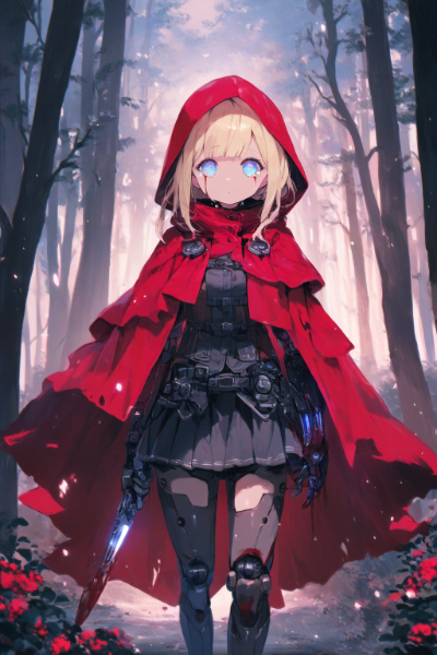 血の涙とサイボーグ赤ずきん