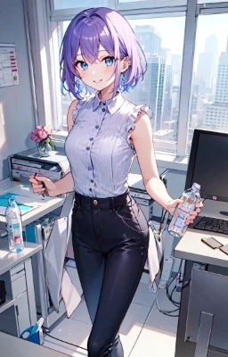 「おはよう。曇ってるけど水分補給忘れないように！」