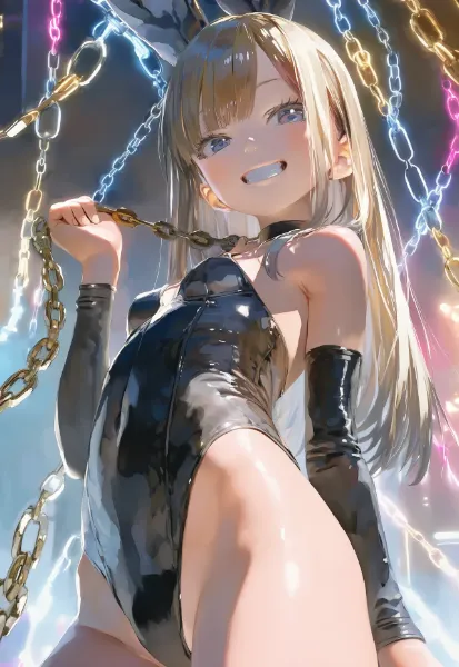 鎖の輝きに誘われる微笑