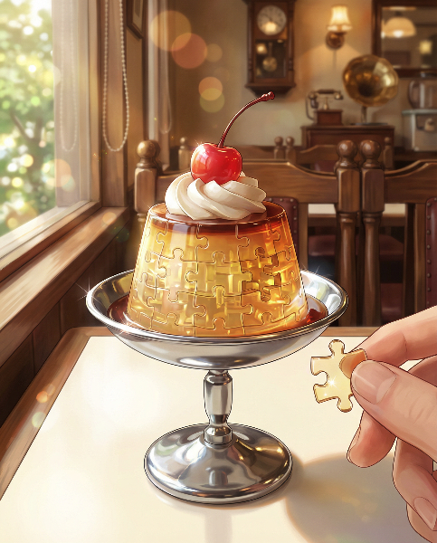 ジグソープリン 〜甘さ控えめ、ビターな味わい〜