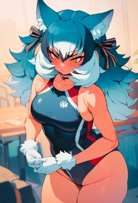 競泳水着ダイアウルフ（けものフレンズ）