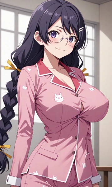 物語シリーズ 羽川翼 パジャマ (Monogatari Series Hanekawa Tsubasa Pajamas)