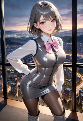 グレーのOLさん