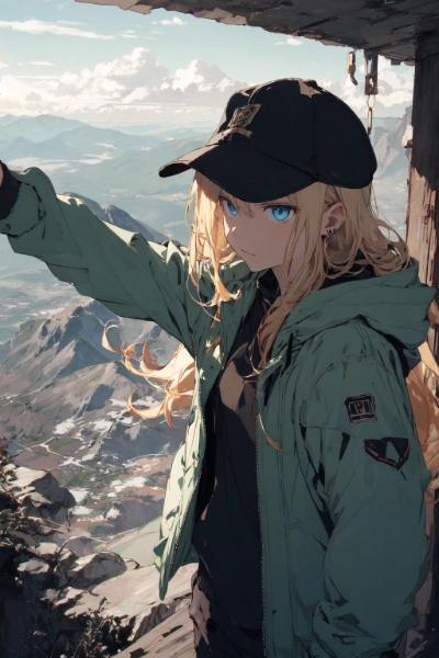 山登り②（休憩所）