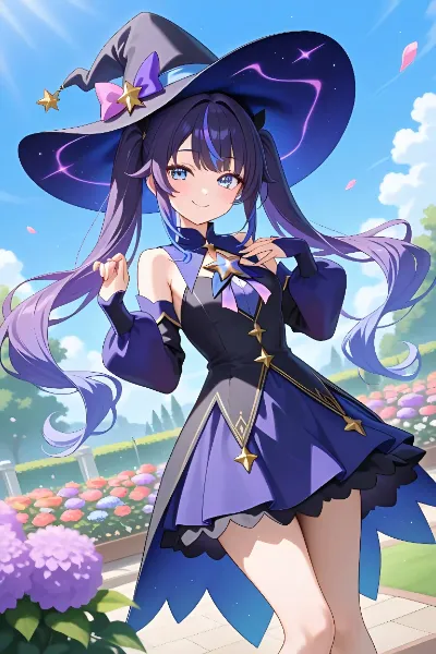 魔女でも、花畑好きよ🎵