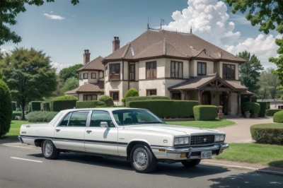 昔の高級車(架空)