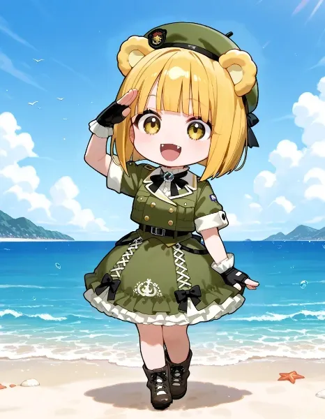 🧸島活・ミリタリーロリータの巻き🍫🍃🍦🏝