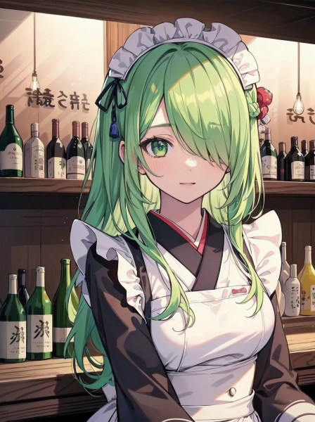 #383 緑髪少女