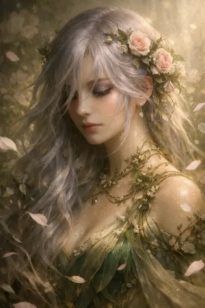 【香りの午後――花の女神エフロネア】