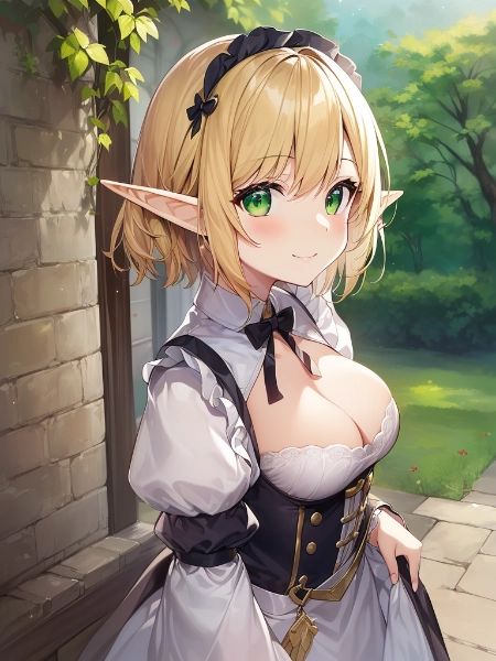 お付きのメイドエルフちゃん