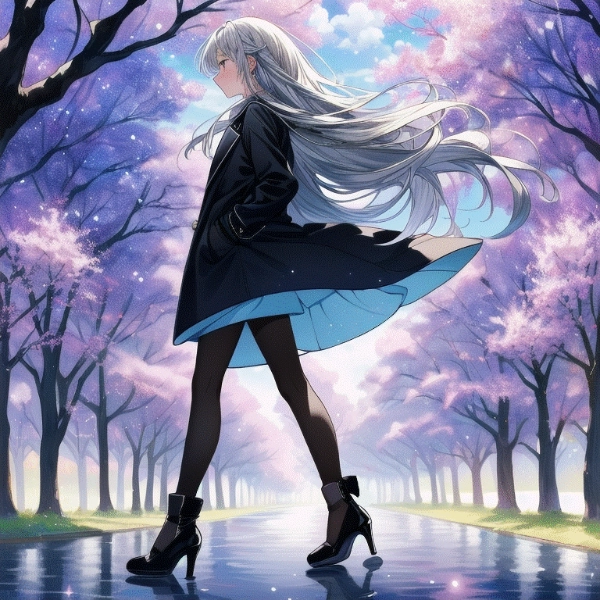 紫雲木の並木道 in Pletonia