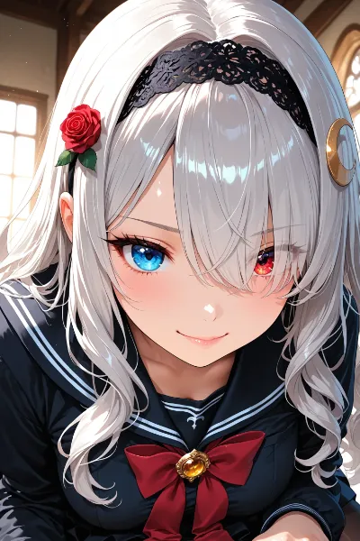 月詠瑠那と怪しげなオッドアイ