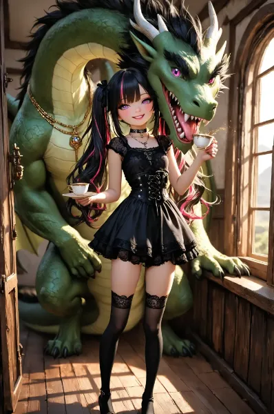 竜のティーパーティー