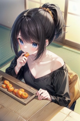 これ、和菓子。蜜柑じゃないよ。