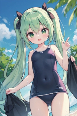 水着ミクさん