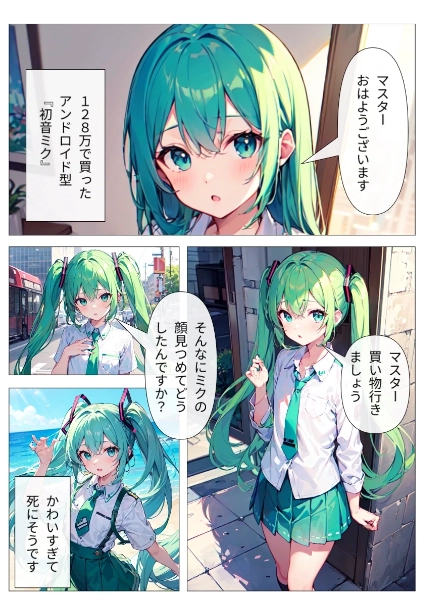 アンドロイド型『初音ミク』ある生活