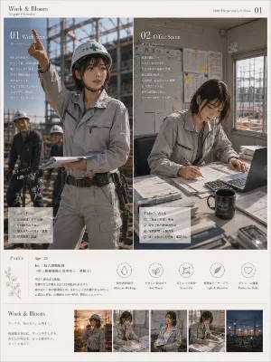 Work & Bloom ― 今日も、私らしく咲く。 ―