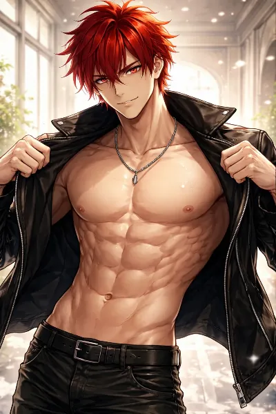 紅蓮の戦士、隠された情熱の瞬間