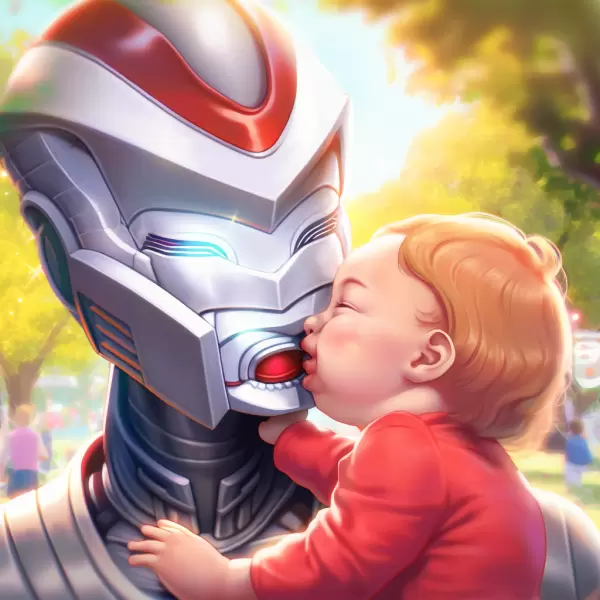 20xx年、乳母ロボットとのスキンシップ