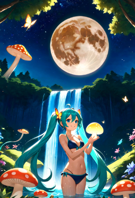 キノコ物語　ミクと光るキノコ