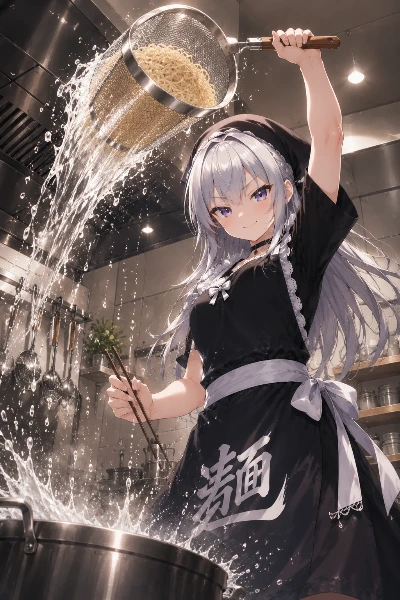 湯切り