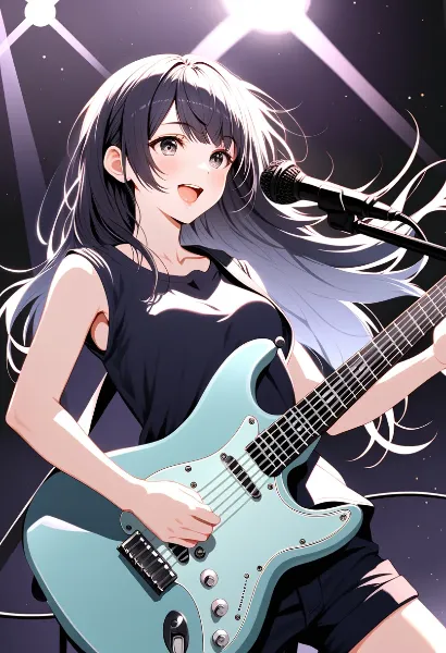 ステージを駆けるギターヒロイン