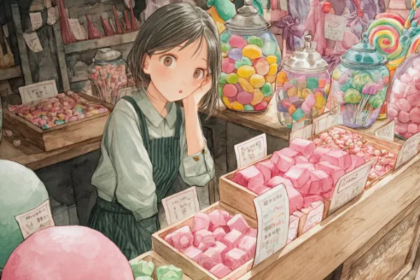 お菓子屋のマスター