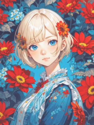 red flower