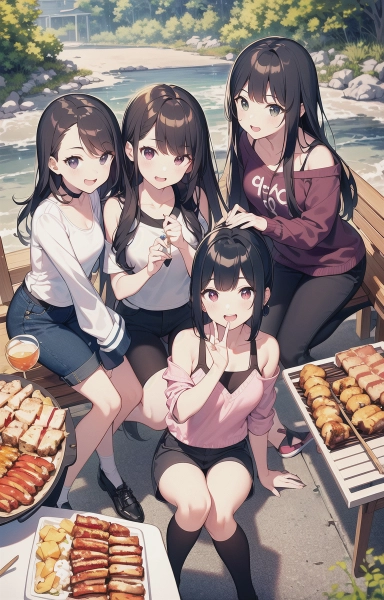 アウトドア女子会