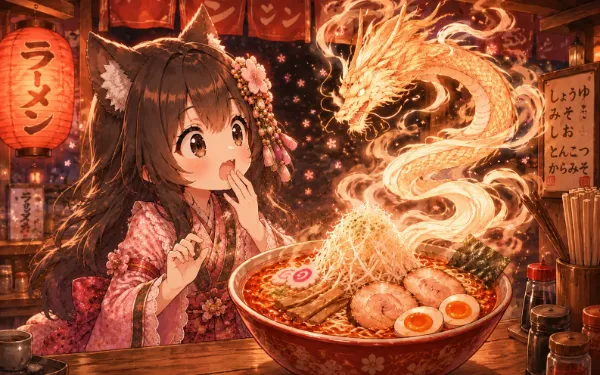 湯けむりの龍、召し上がれ