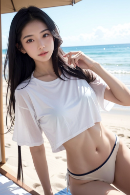 ねえ、一緒に泳がない？
