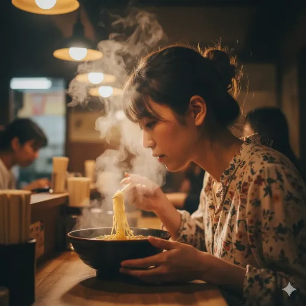 深夜のラーメン屋で紡ぐ一瞬の安らぎ