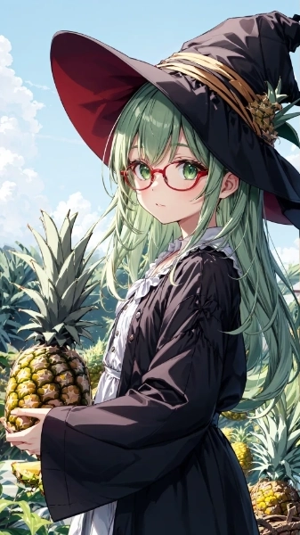 緑髪のお姉さん