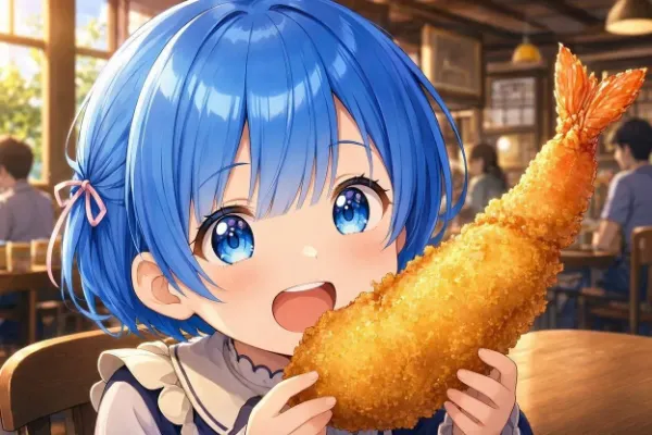エビフライ定食