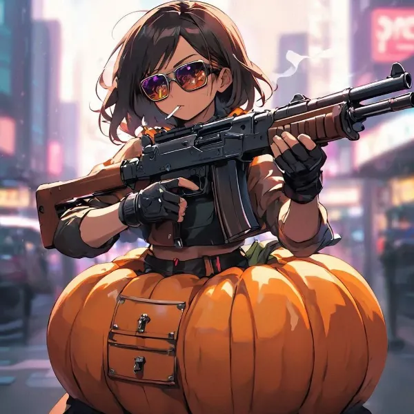 夜街のパンプキン・ガンナー