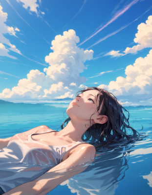 Calm ocean