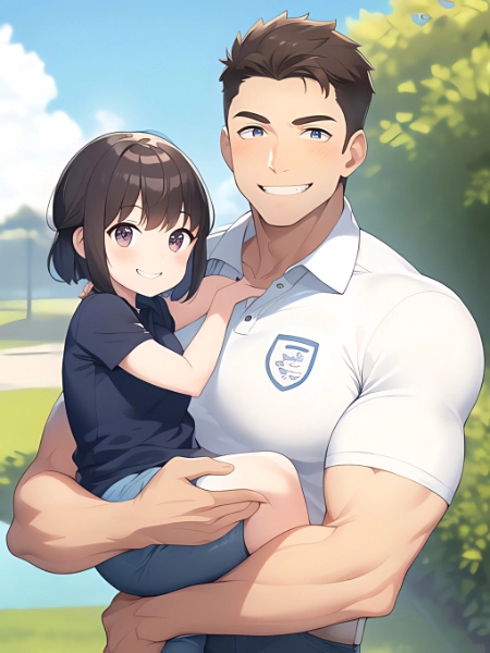 パパは力持ち
