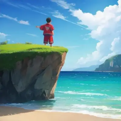 大海原の向こうには