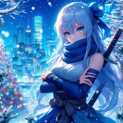 クリスマス　影で街を守る忍び達