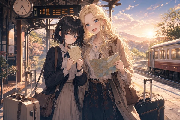 黒髪＆ブロンド・旅