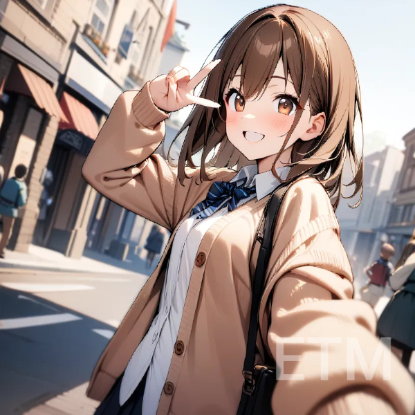 ピースサイン！たしかpeaceは平和だったはず✌