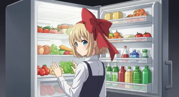 冷蔵庫の中チェック！