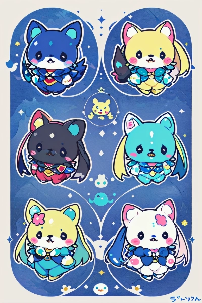 わんこのパターンイラスト？