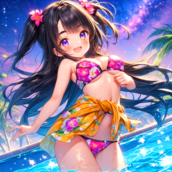 【R15】プールで遊ぶ、うちの子♥その2(5枚)