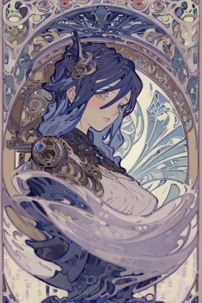 AIart Nouveau+AIsteampunk+iceart_01