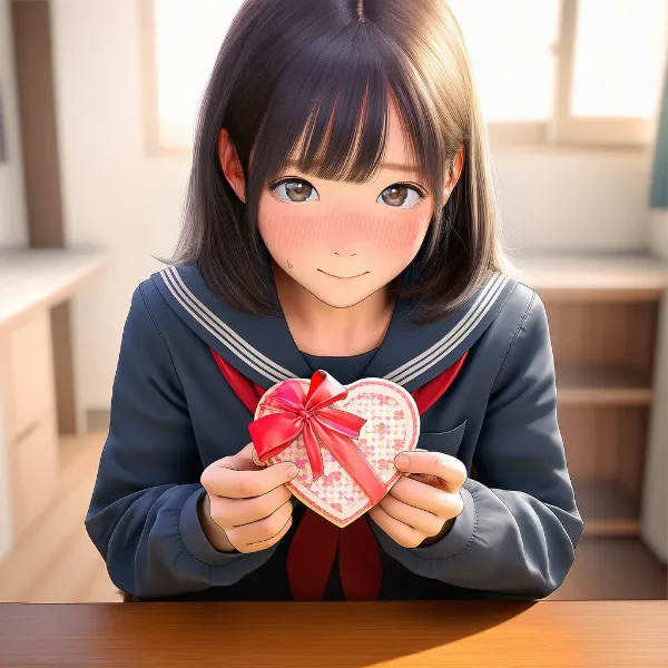 学校じゃ恥ずかしくて…