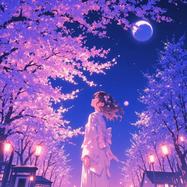 夜桜