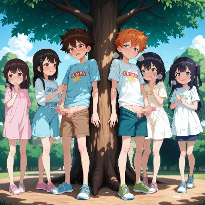 公園の仲良しグループ