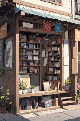 街角の小さな古本屋