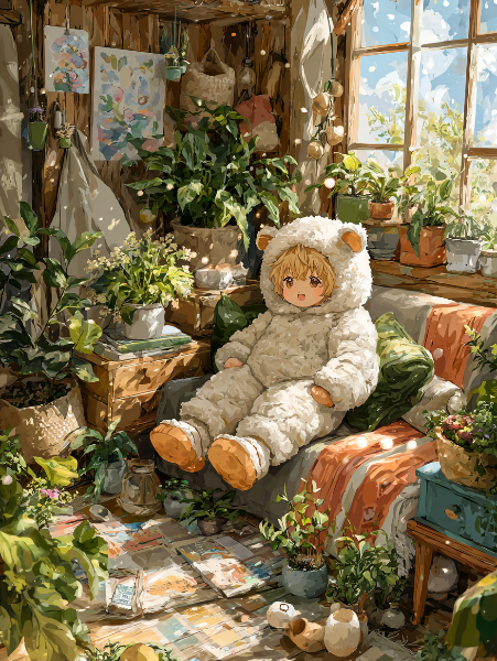 ぬいぐるみくま娘🐾